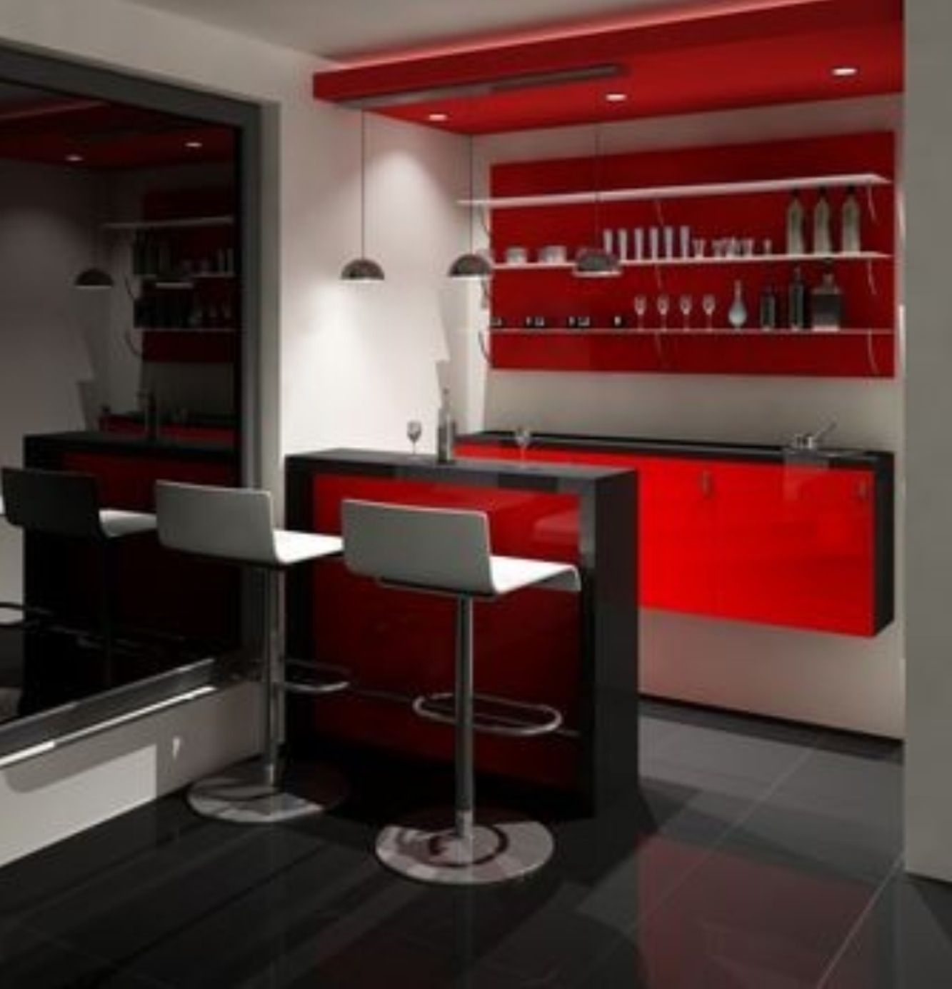 Modern portable bar