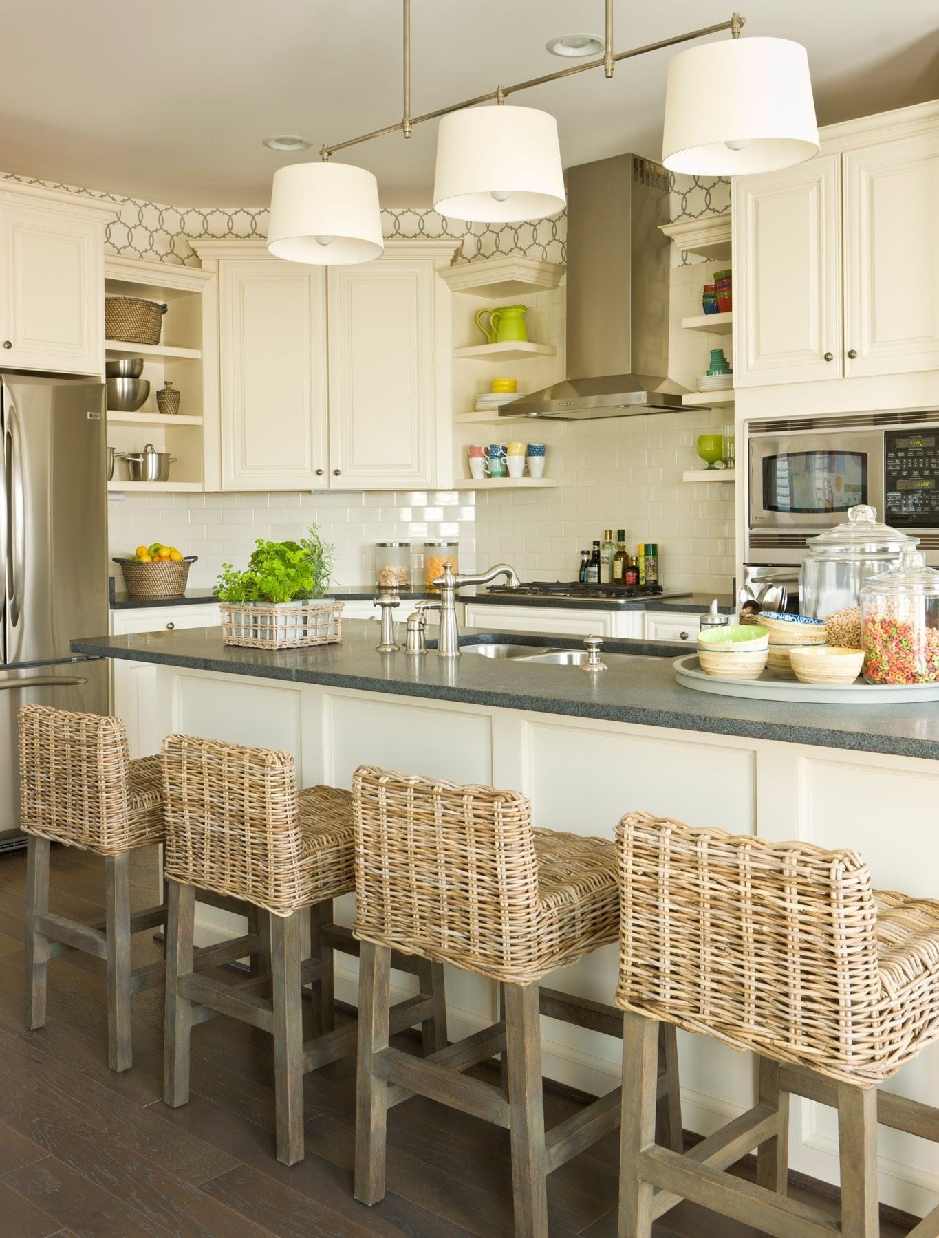 Seagrass bar stools 2