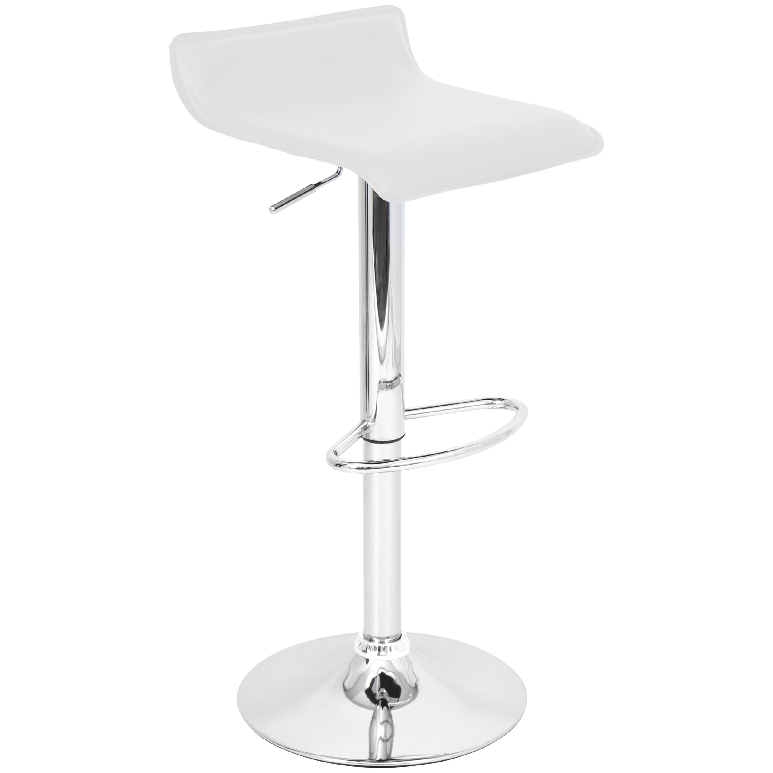 Ale Black Hydraulic Bar Stool