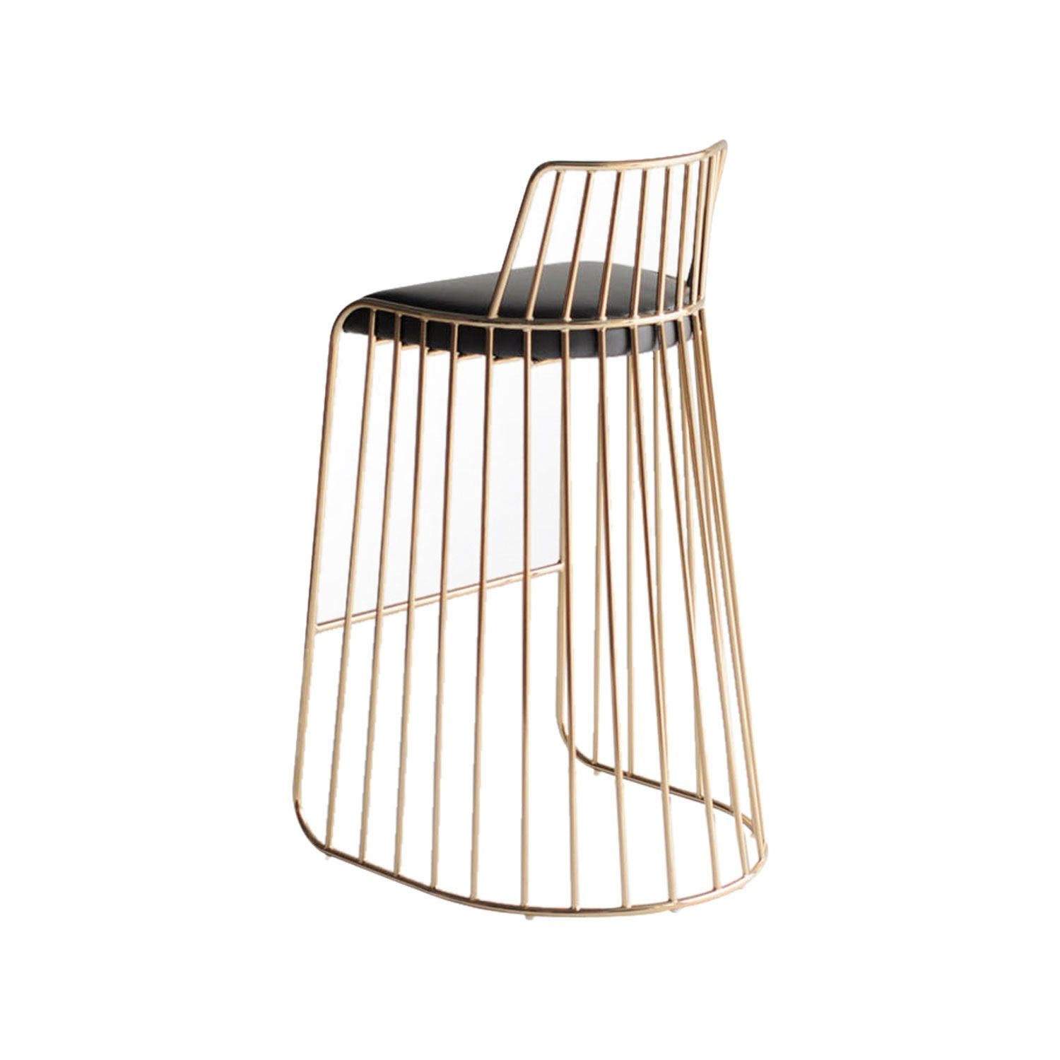 Brass barstool