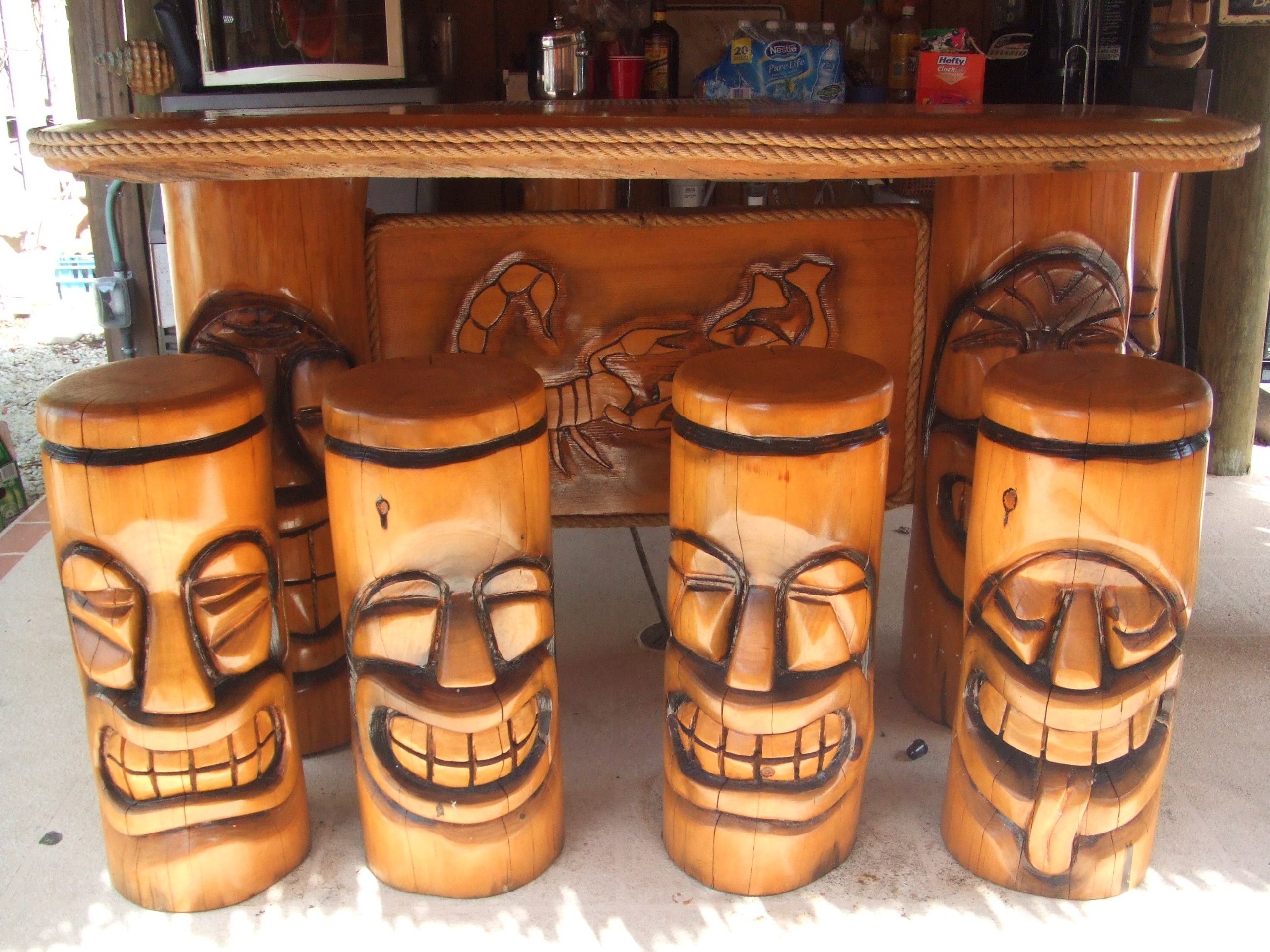 Tiki bar stools 5
