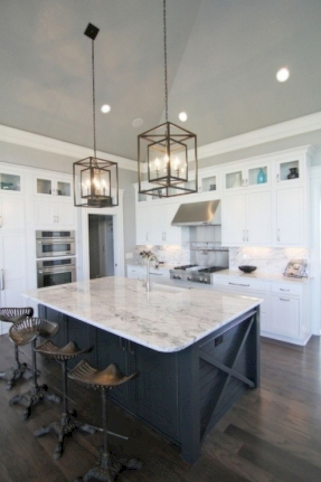 White kitchen pendant lighting