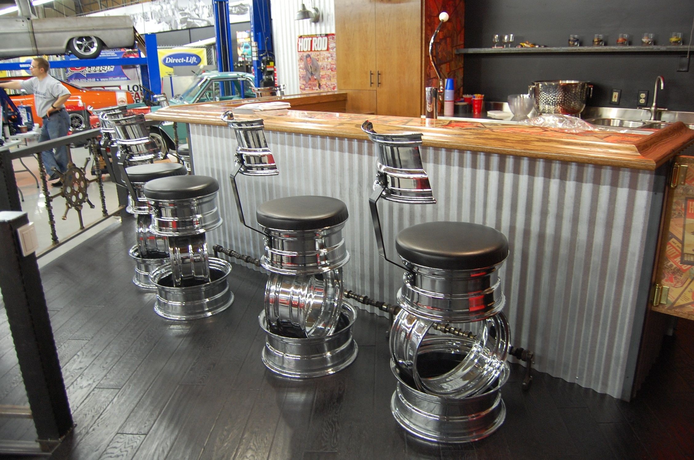 Garage bar stools