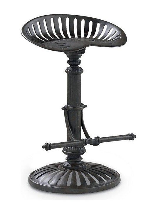 Swing arm bar stools