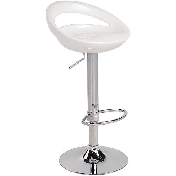 Swizzle White Bar Stool