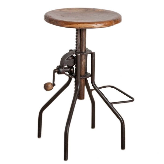 The Steampunk Lounge C.g. Sparks Crank Stool