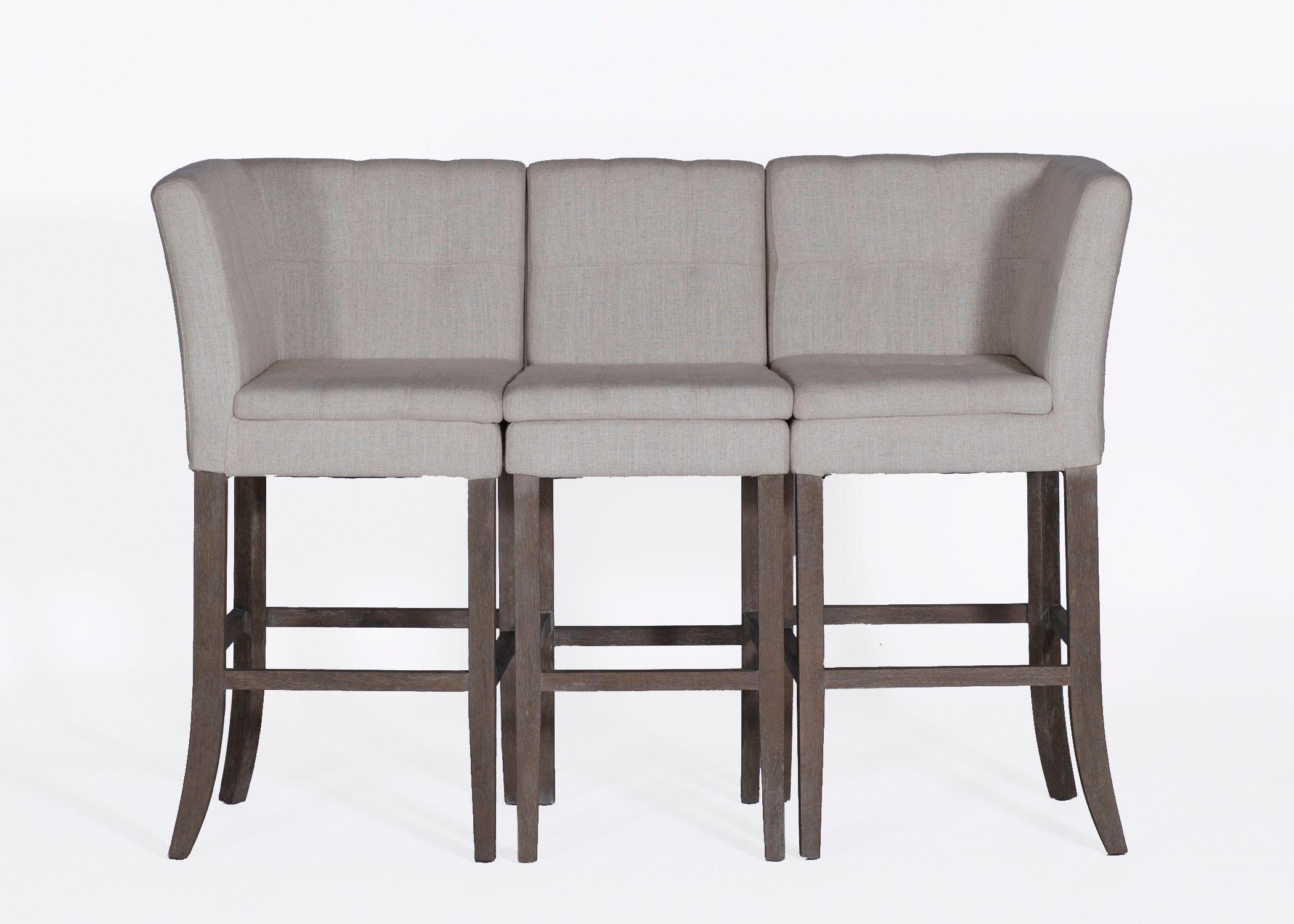 Modern Upholstered Counter Bench Seating