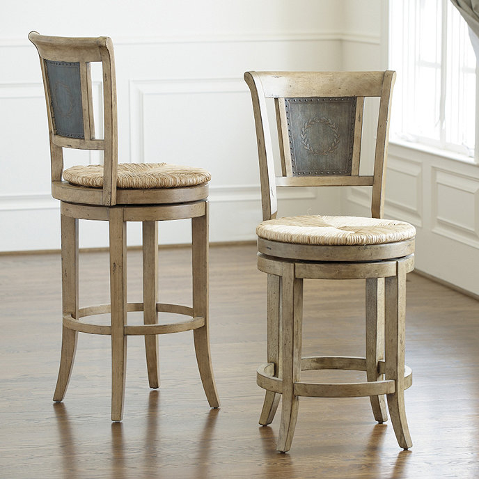 Ballard swivel bar stools 1