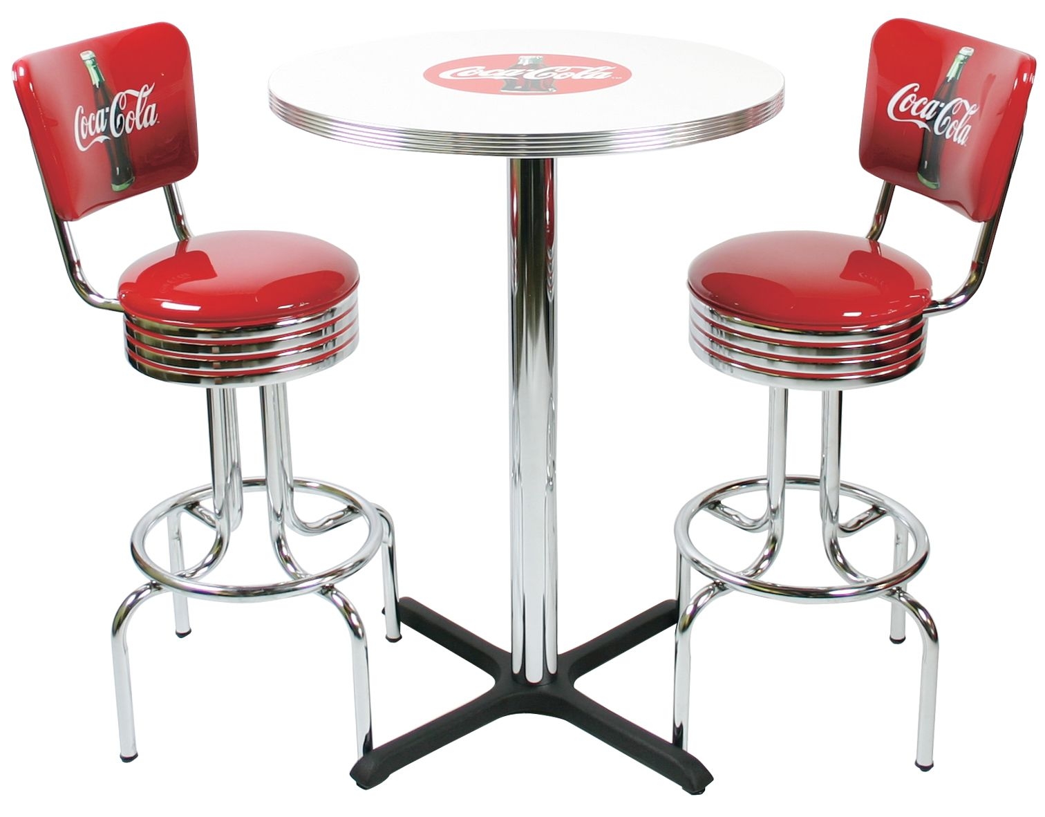 Coca cola coca cola high back pub set furniture diner