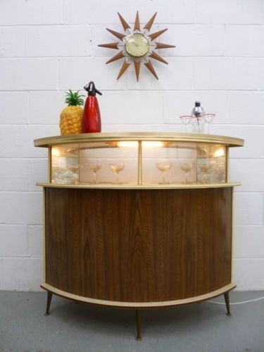 Retro home bar