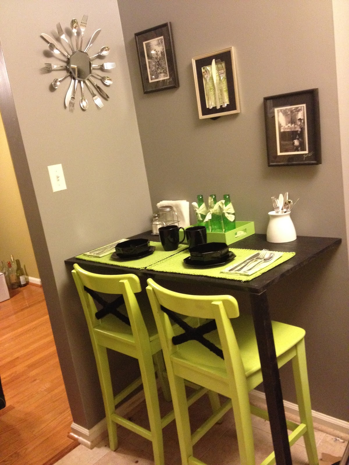 Small table with stools