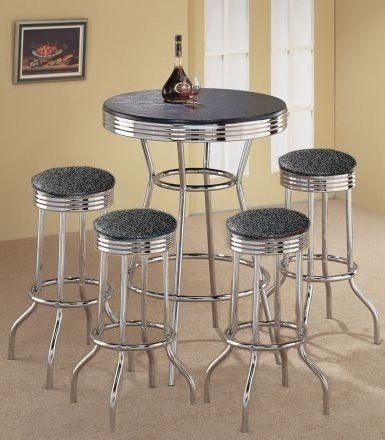 Soda fountain style bar table 1