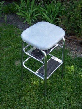 Vintage red step stool