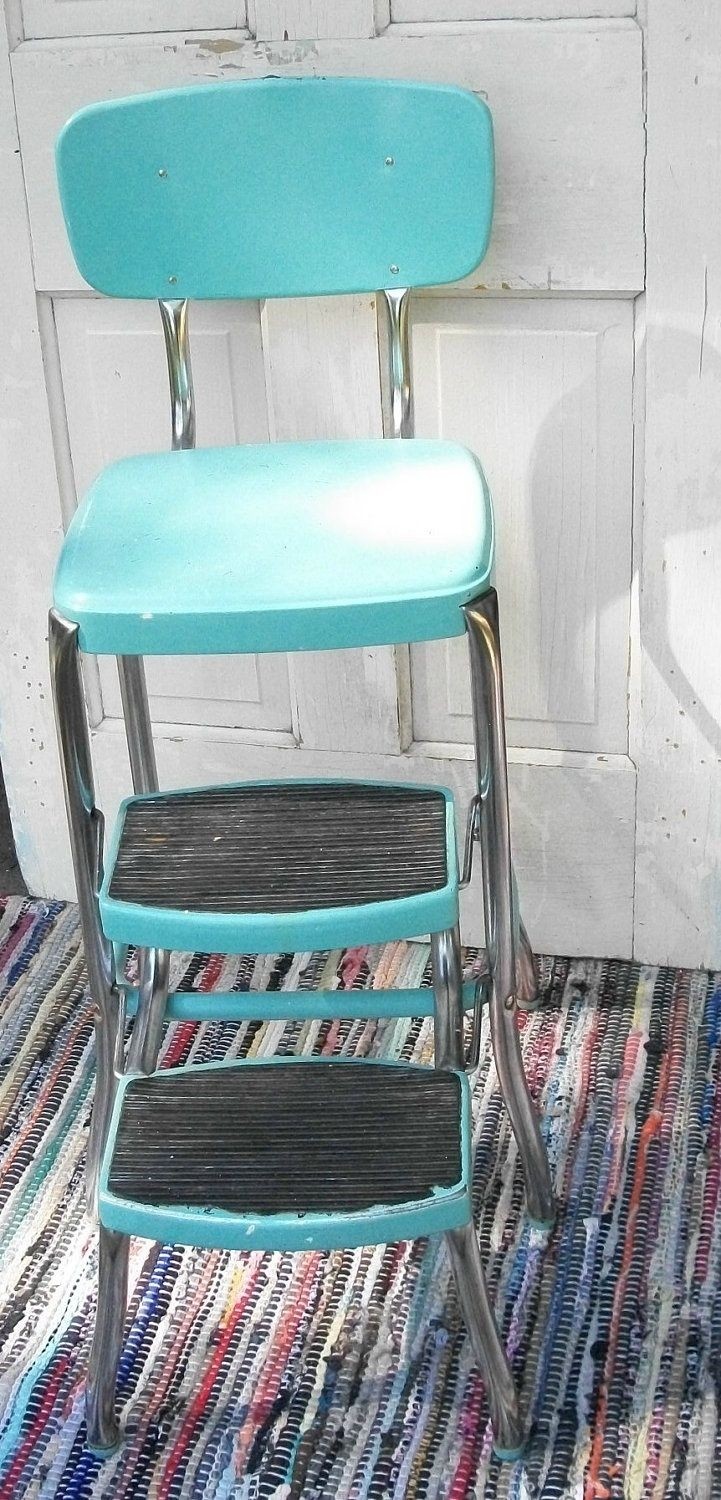 Vintage turquoise and chrome cosco like