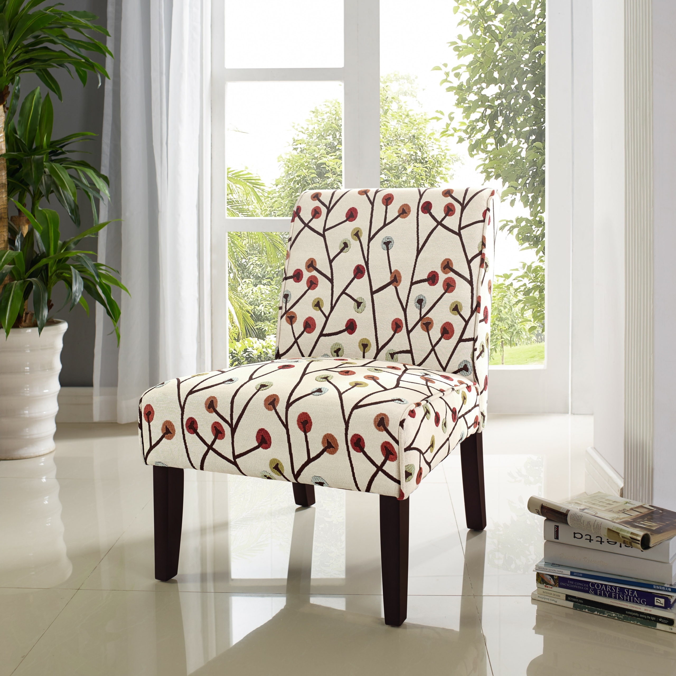 Dorel Asia Teagan Armless Accent Chair