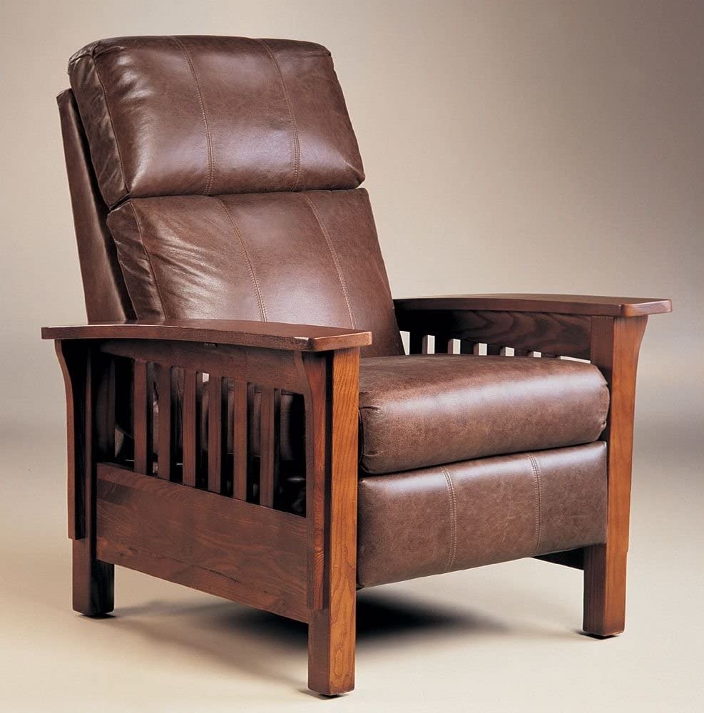 Montana Hi-Leg Recliner by Lane - Warm Oak Finish (2769)