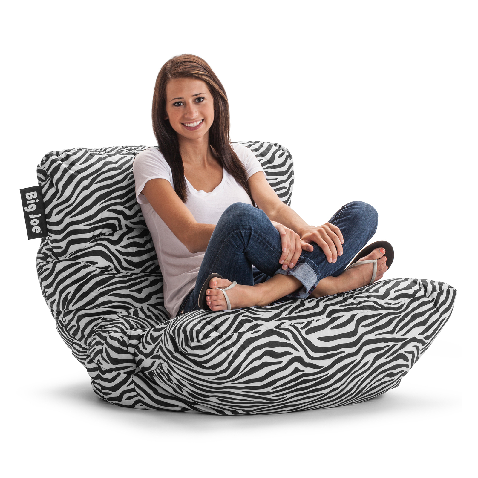 Big Joe Roma Chair, Zebra