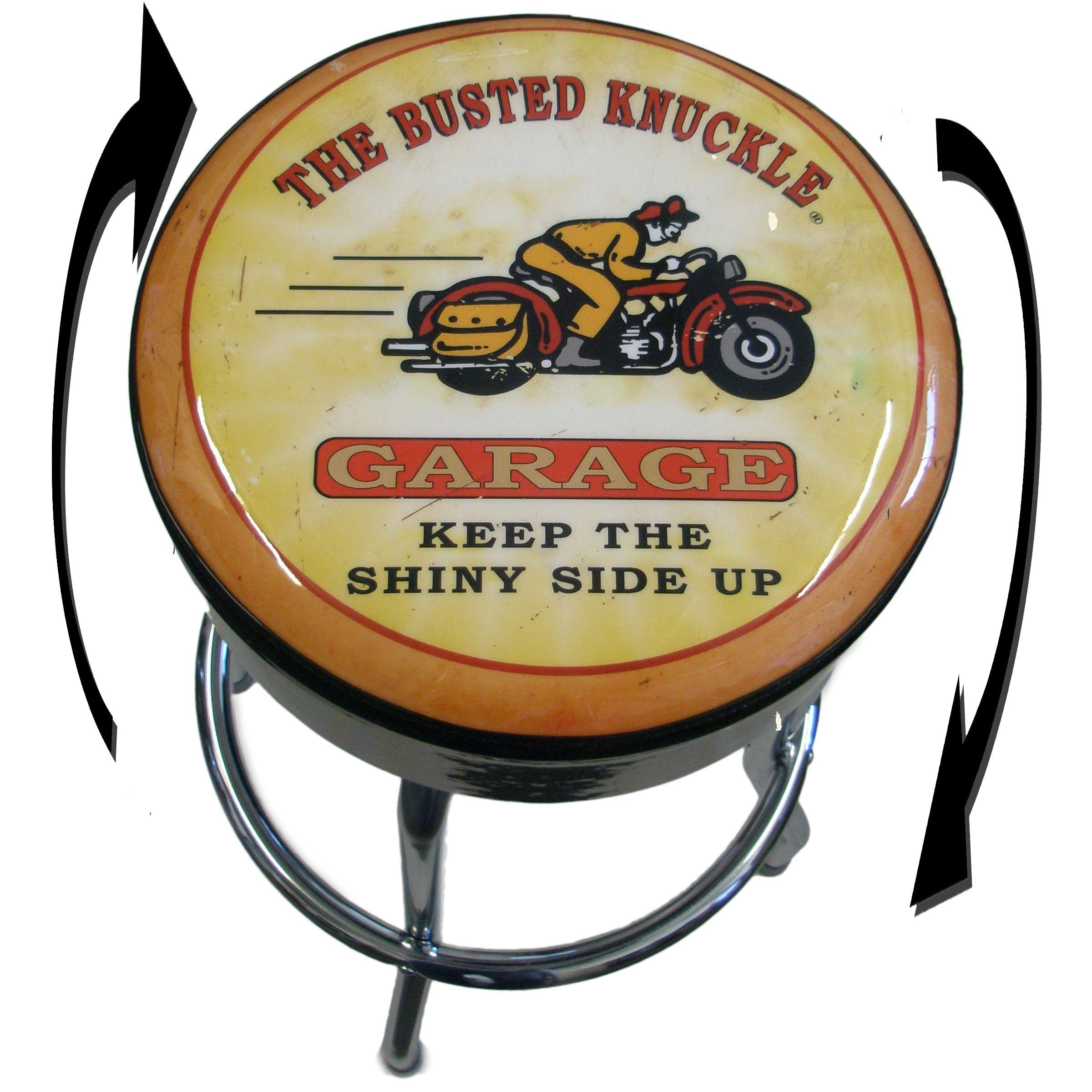 Busted Knuckle Garage 09-BKG-MC Motorcycle Bar Stool