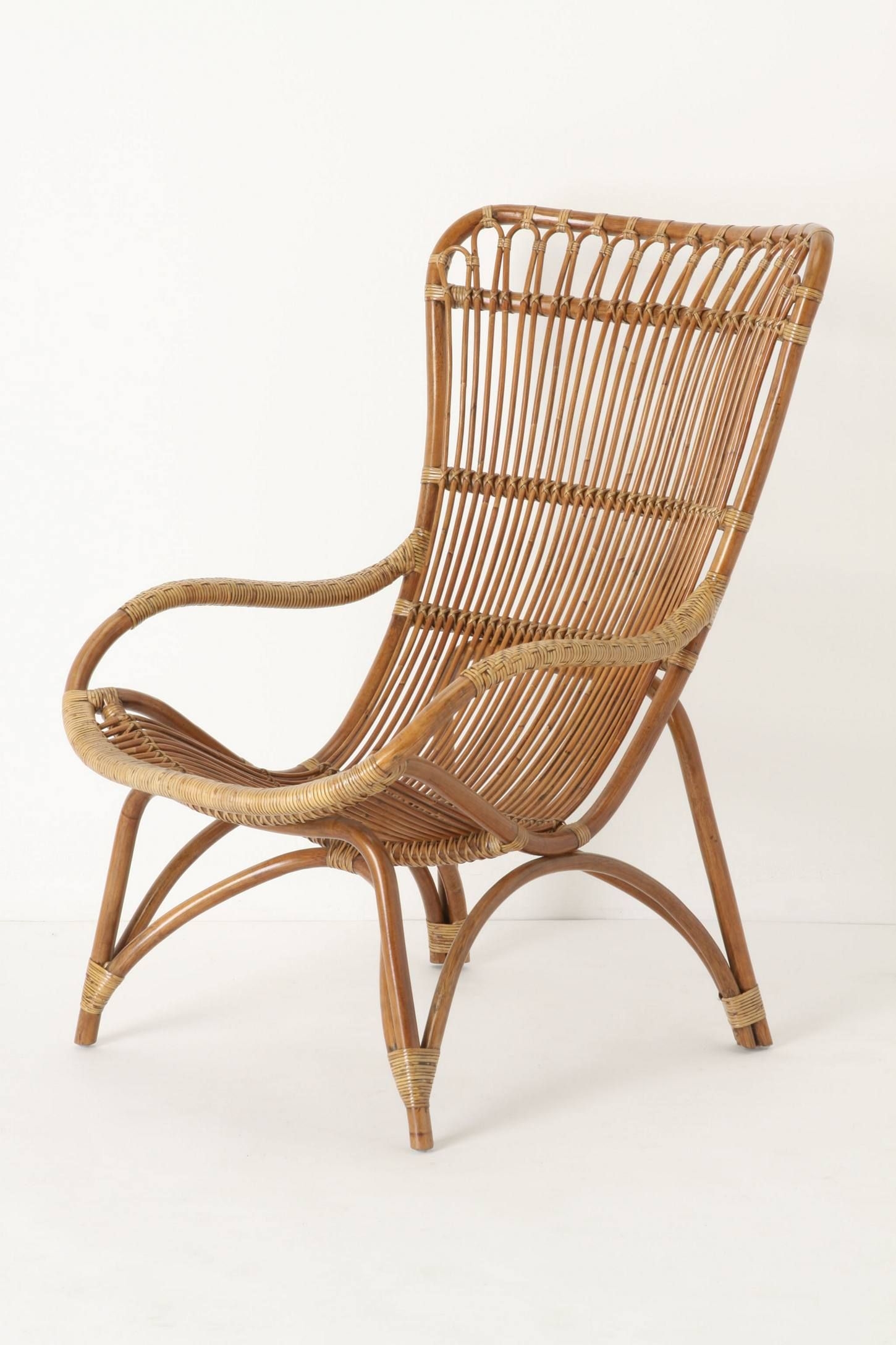 Cane armchairs