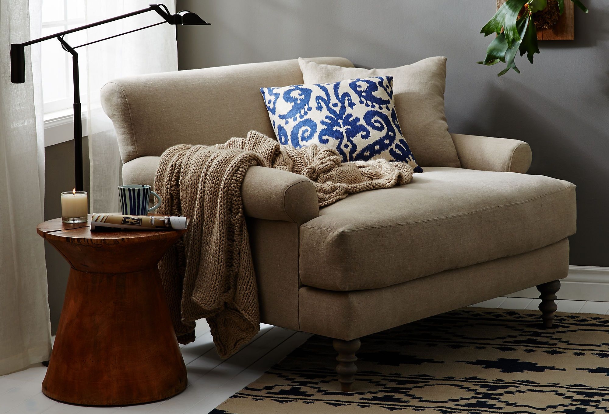 Comfy oversized chair