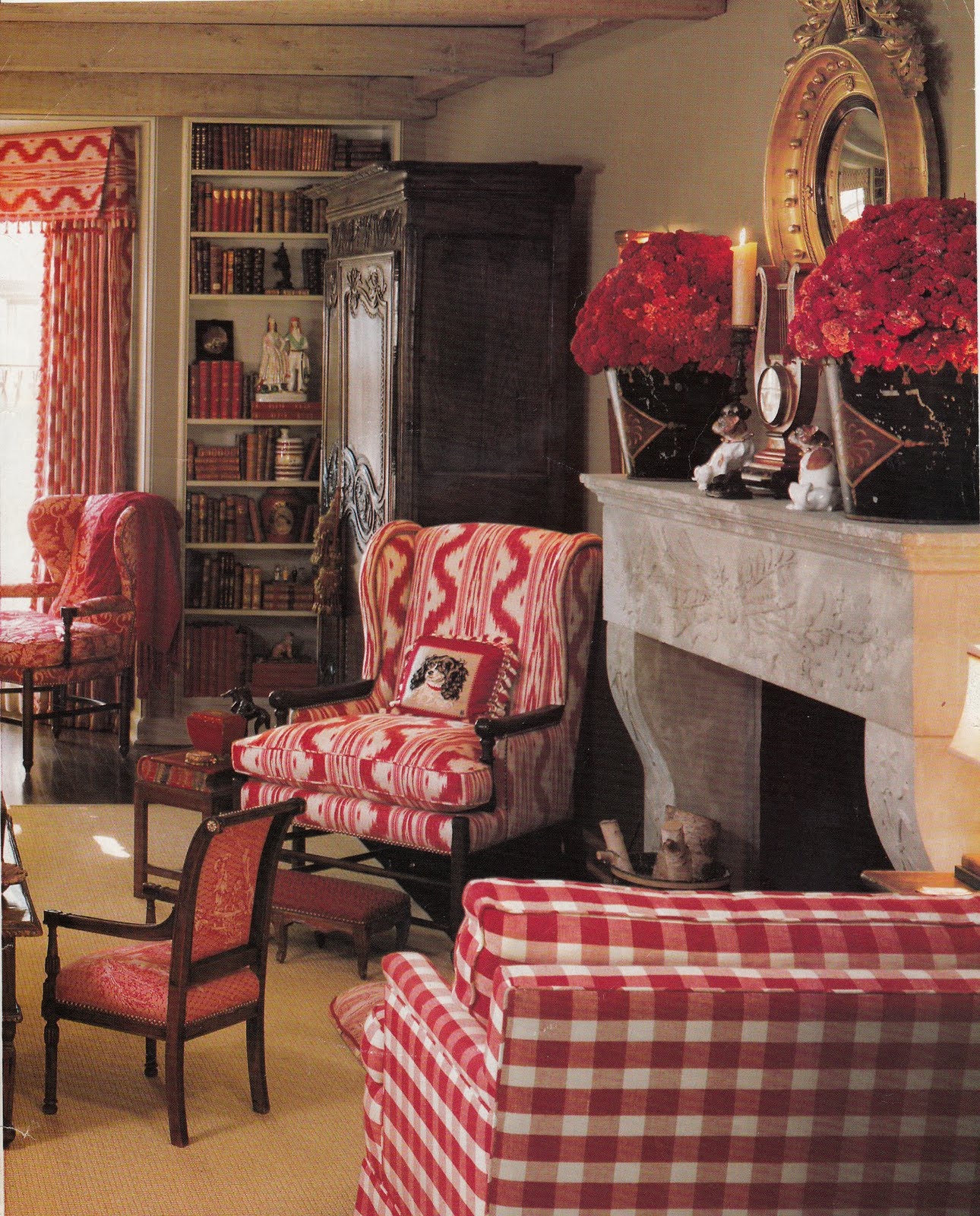 French living room chairs
