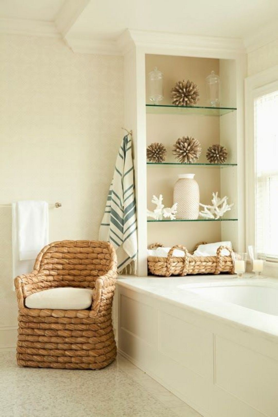 Seagrass dining chairs