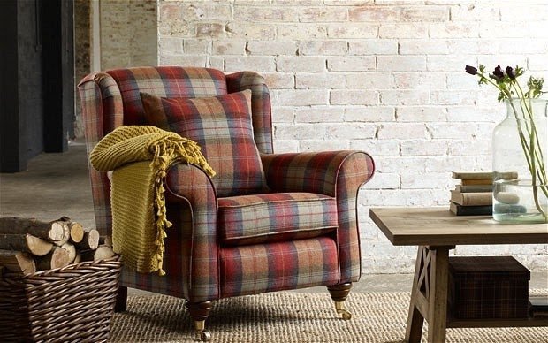 Tartan armchairs 3