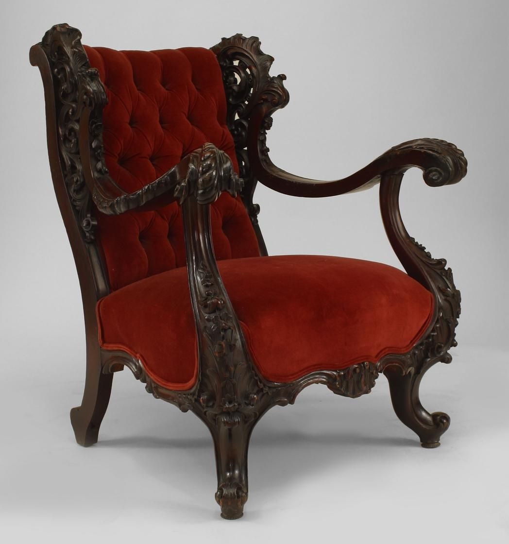 Victorian wingback chair