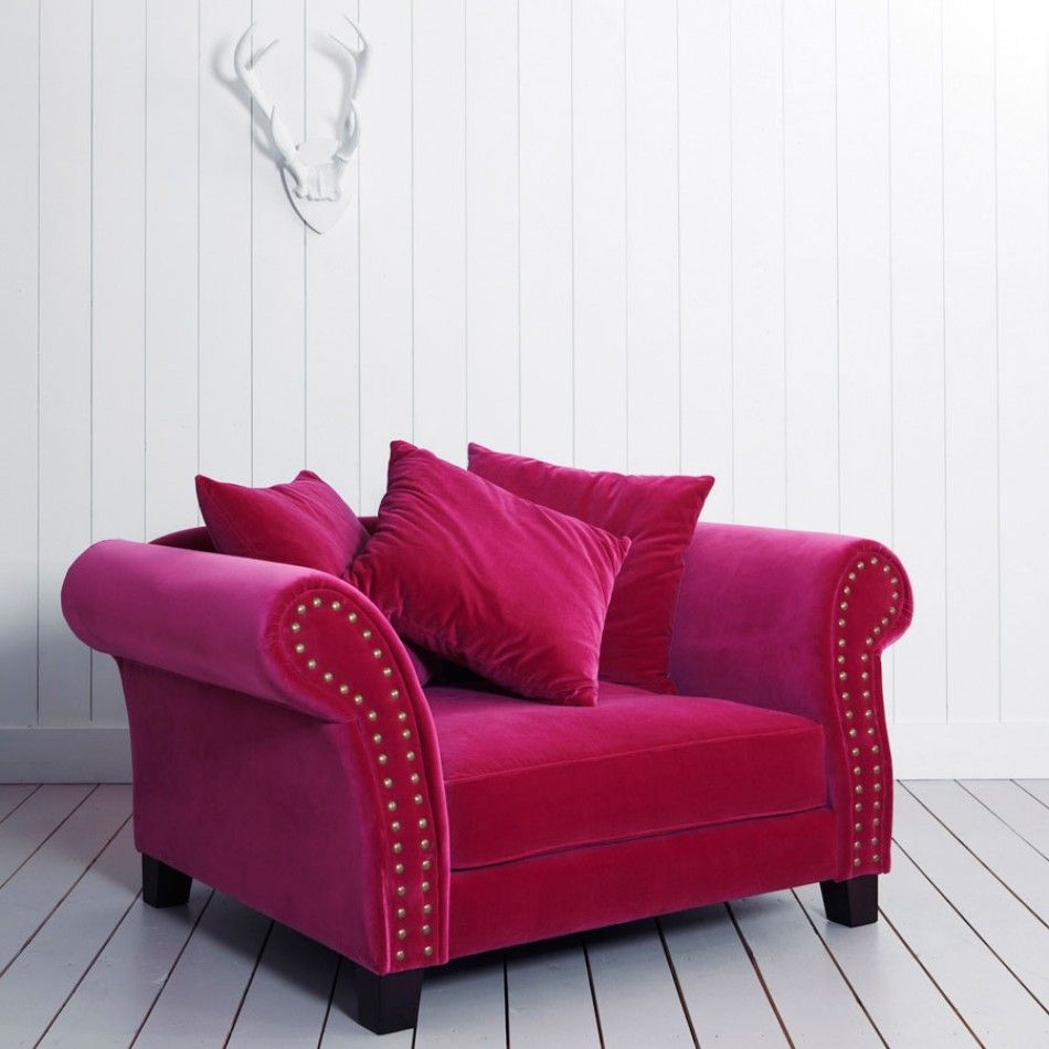 White oversized chair