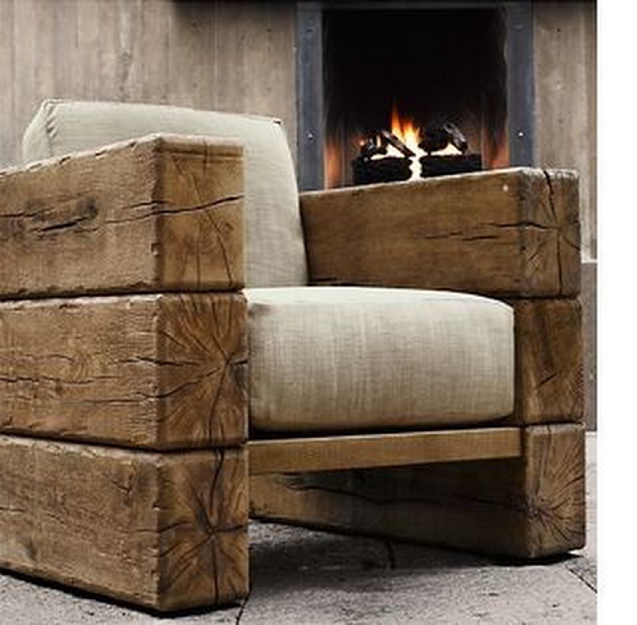 Wood armchairs