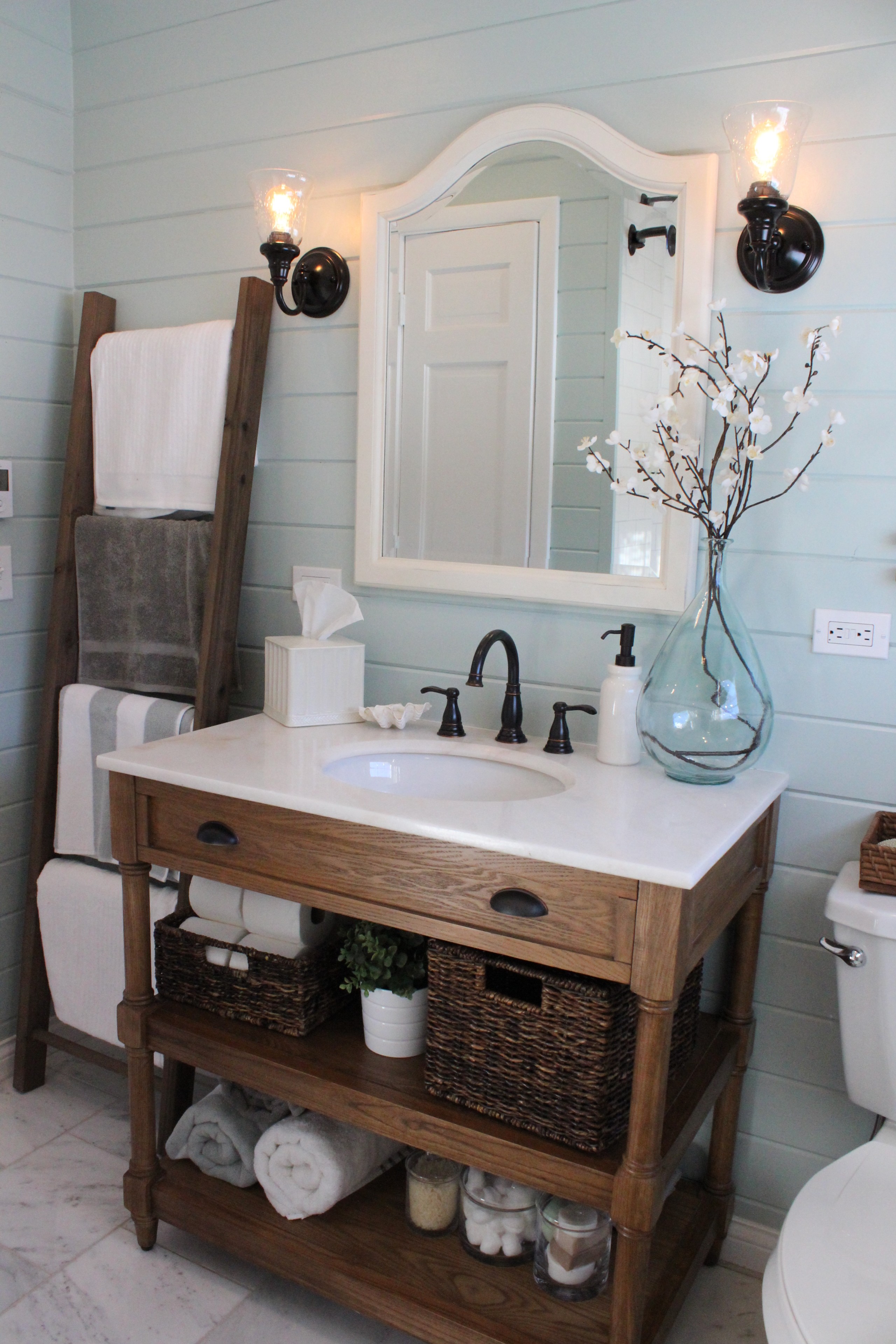 Beach style bathroom vanity