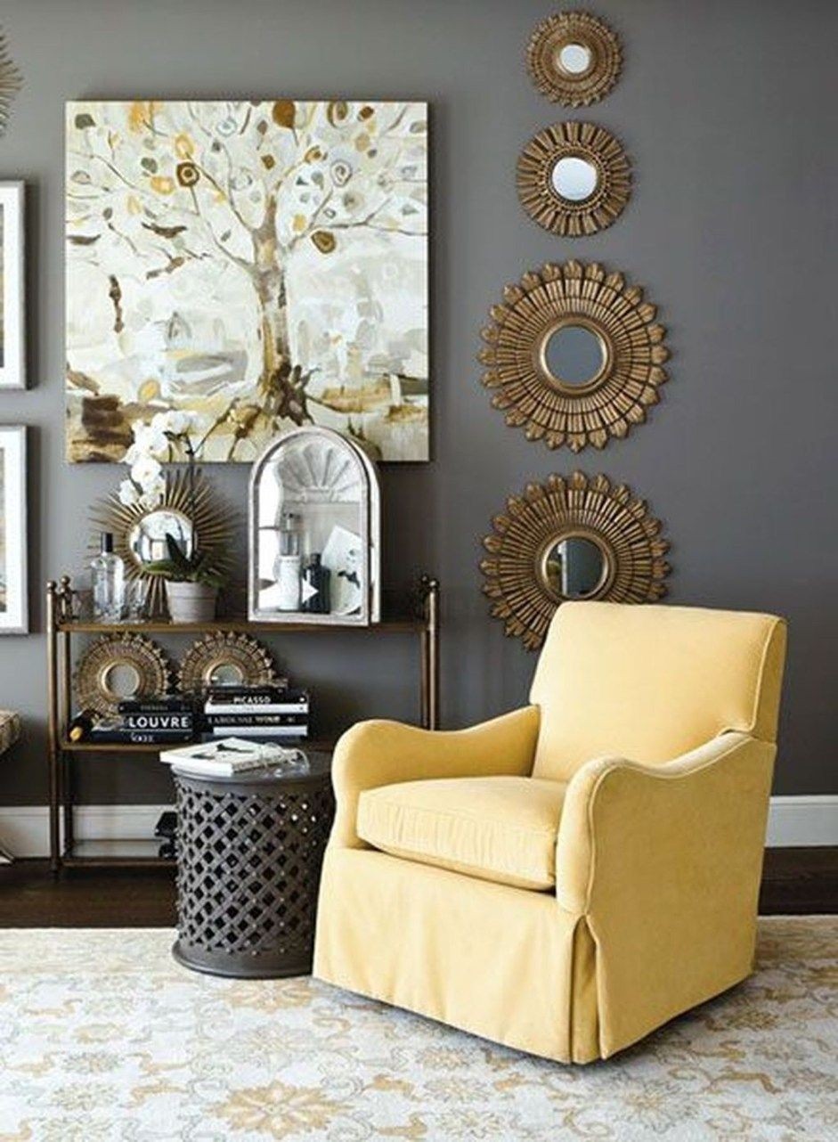 Brass wall art