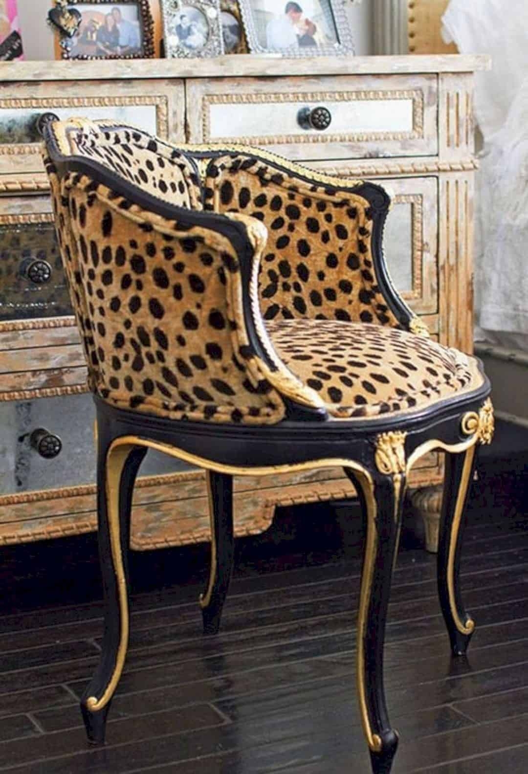 Gold vanity chair 5