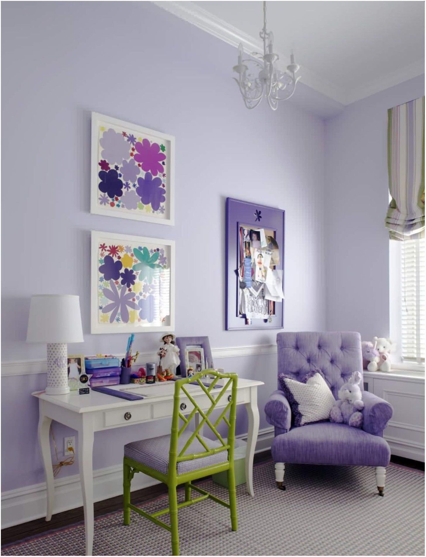 Green bedroom chair