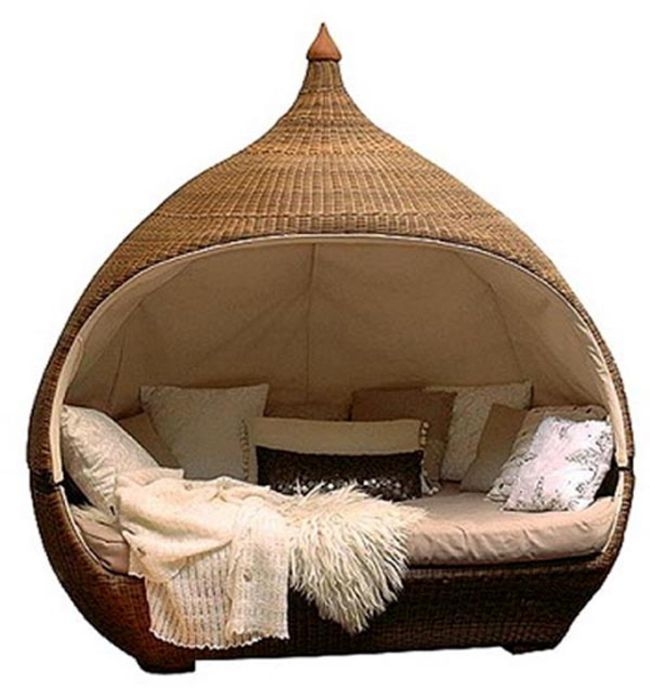 Rattan living room chair