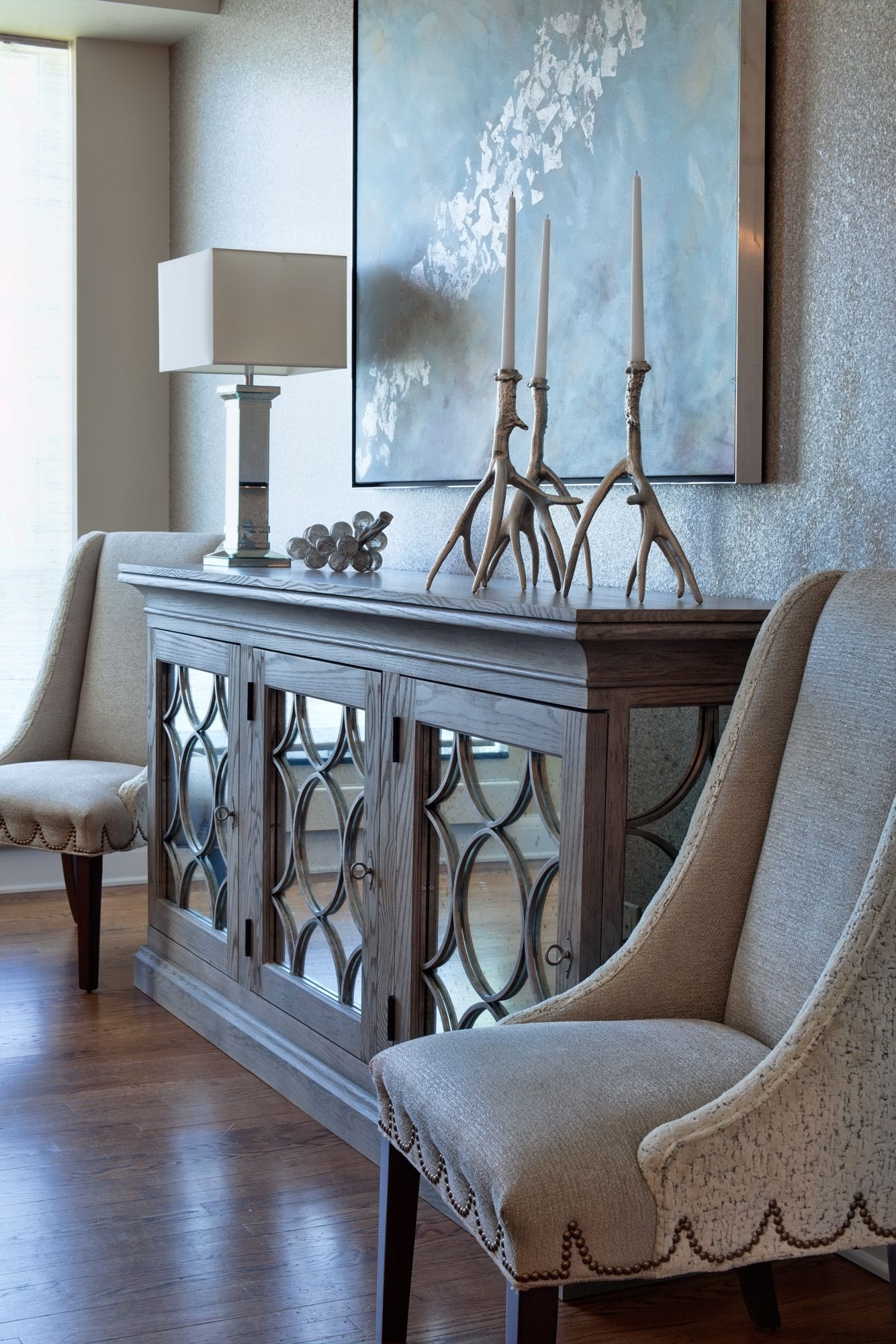 Reclaimed wood sideboard