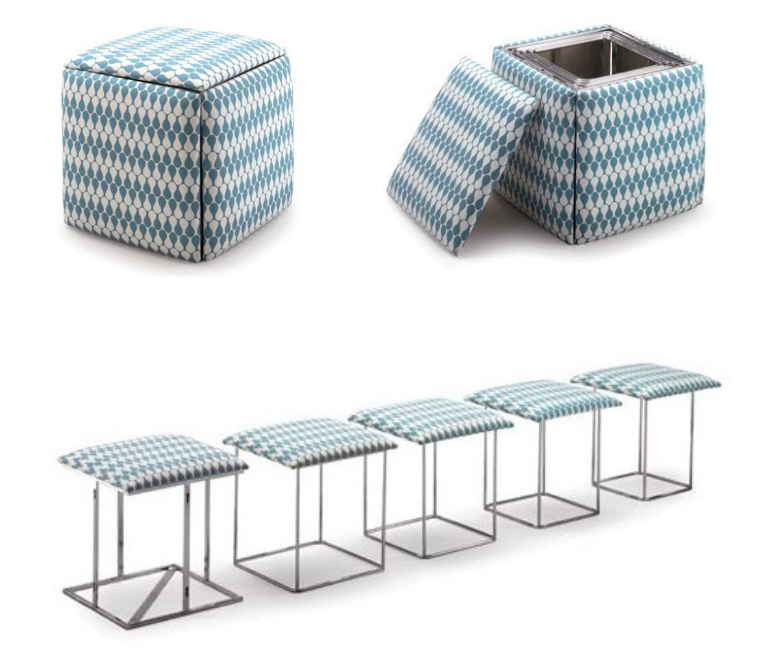 Short footstool