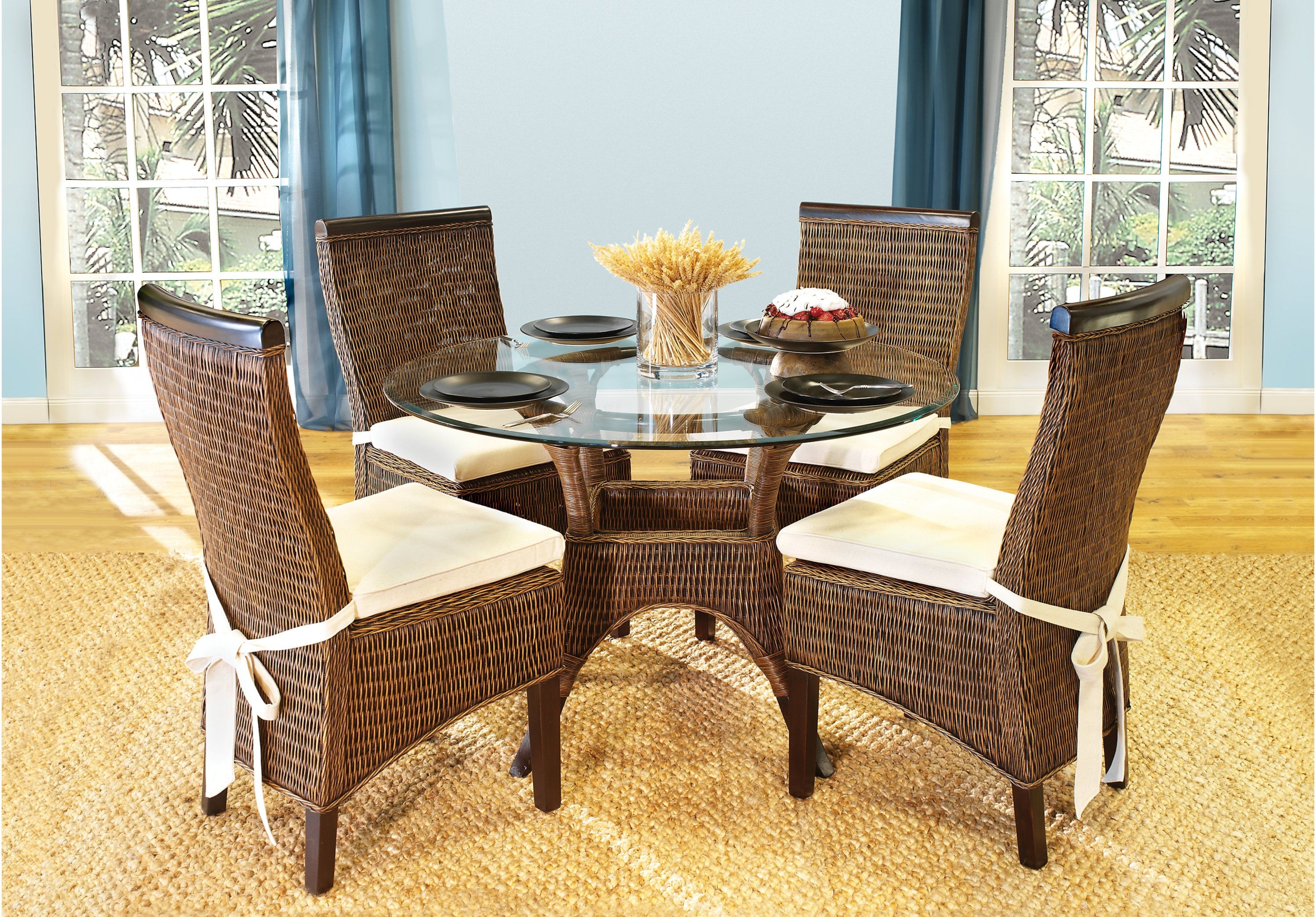 Small glass top kitchen tables