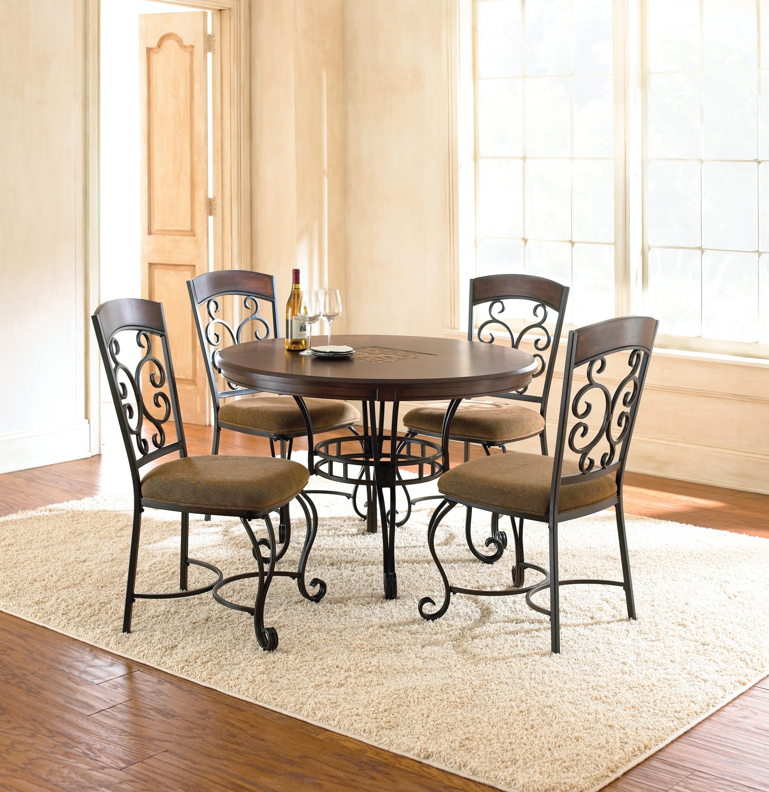 Wrought iron kitchen sets