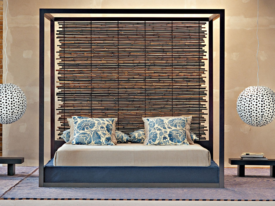 Bamboo king headboard