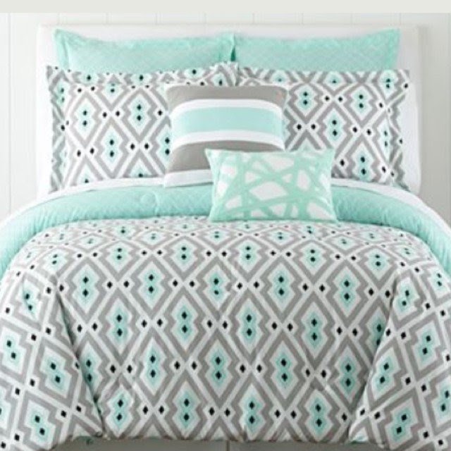 Bright color bedding