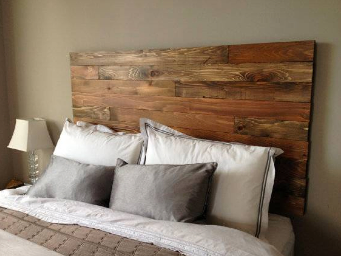 Cedar barn wood style headboard handmade
