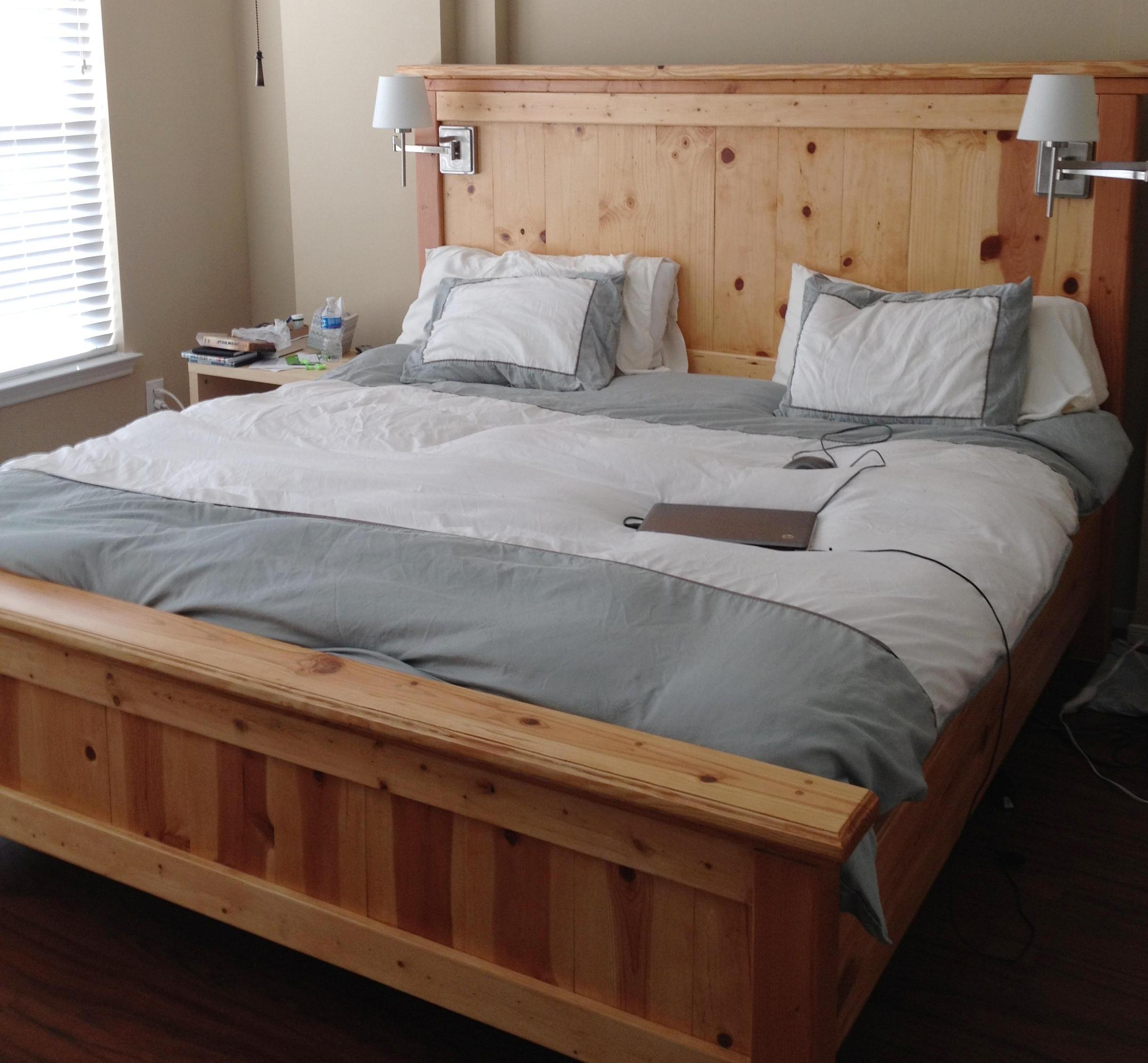 Cedar headboards