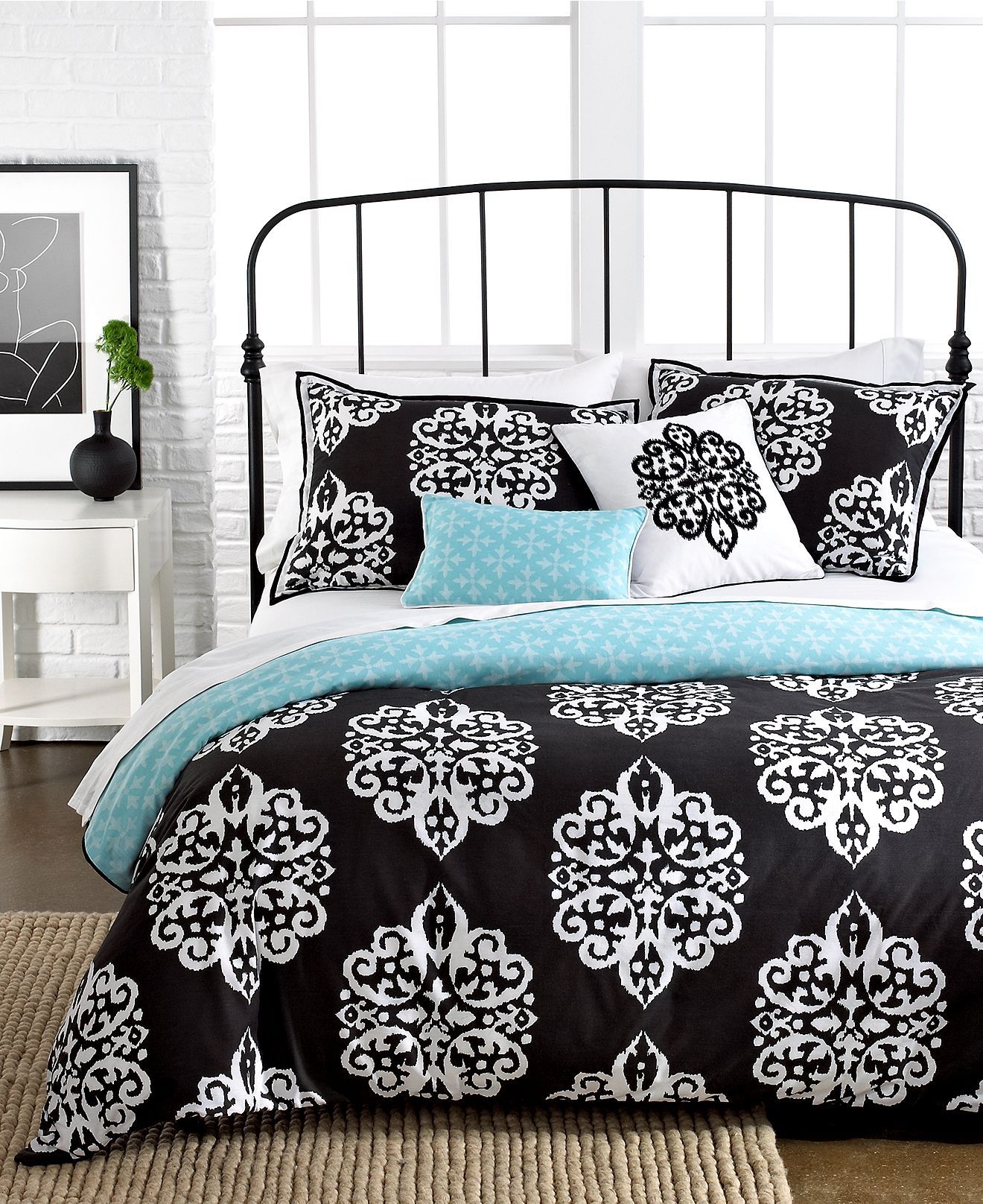 Damask bedroom