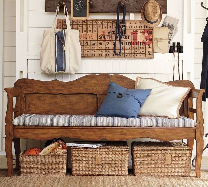 Darby long entryway bench
