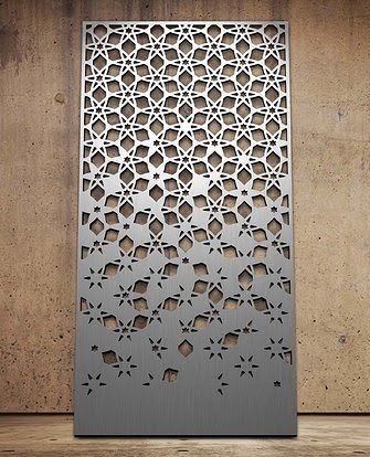 Decorative outdoor screens