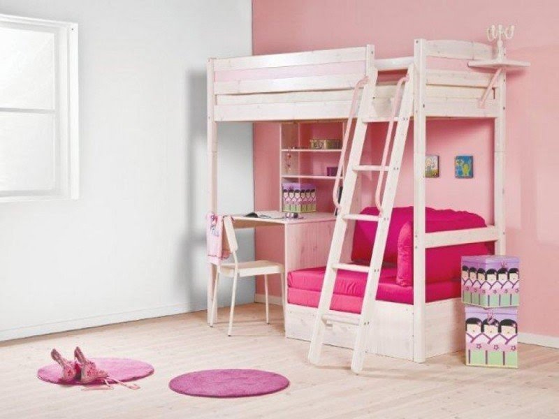 Futon bunk bed with desk 1