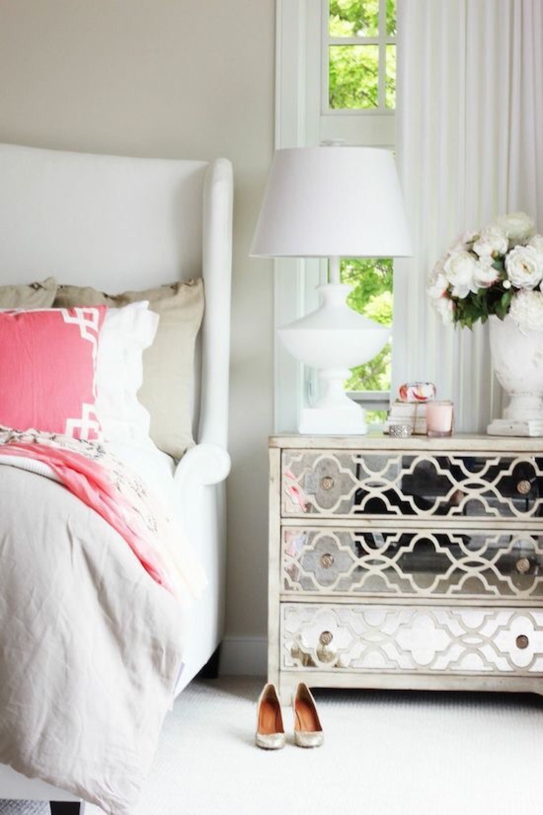 Ikea chest of drawers with mirror