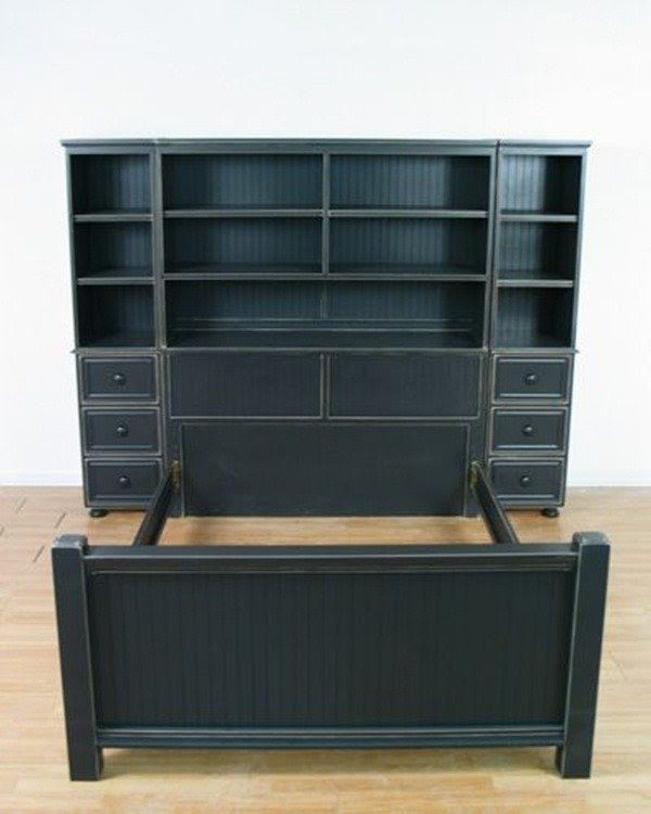 King headboard with storage