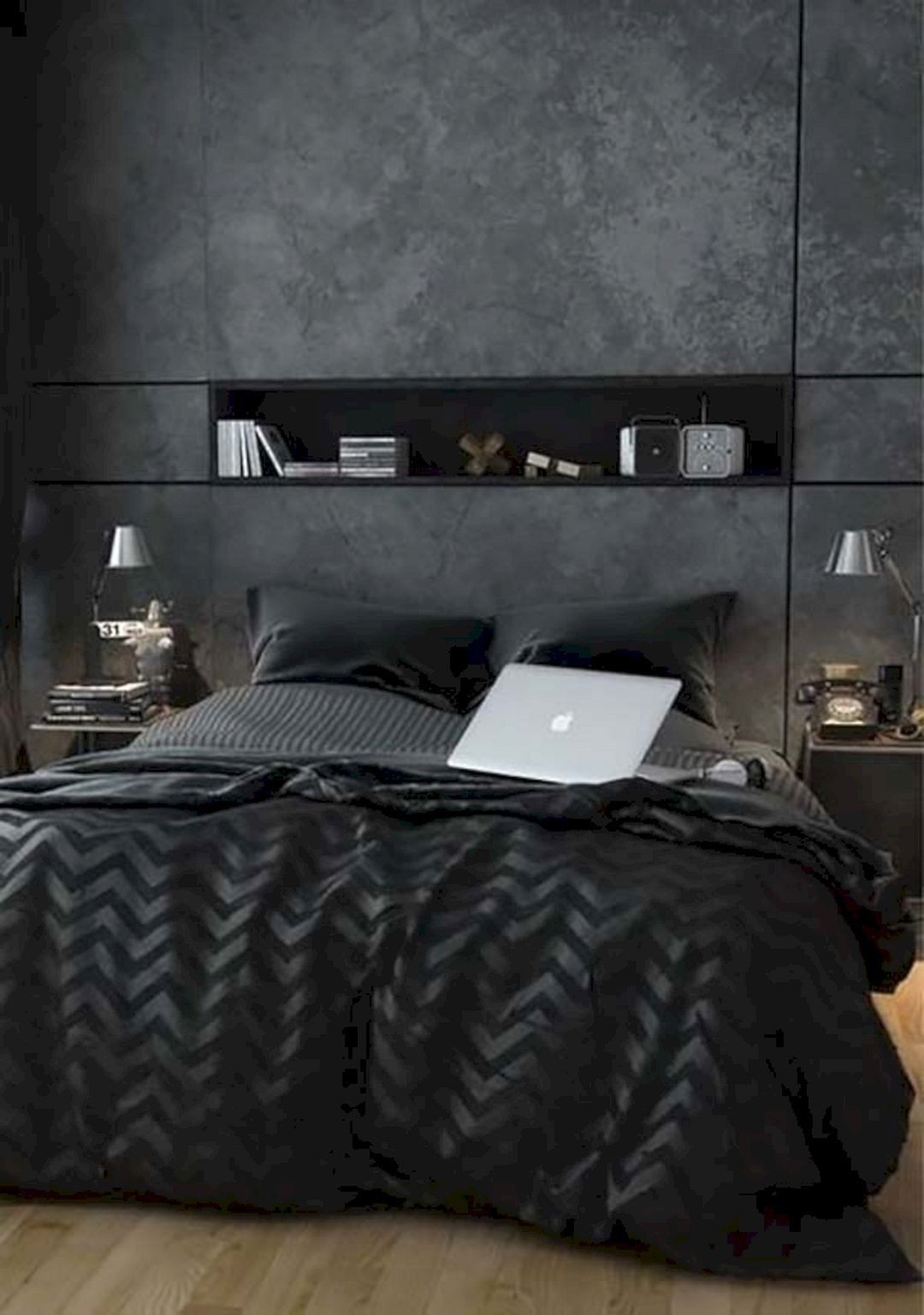 Masculine bedding